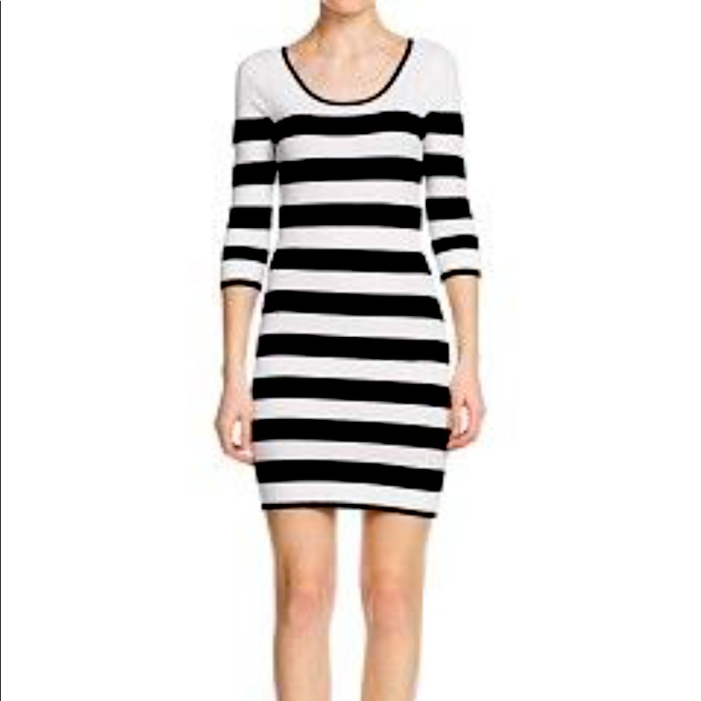 Mango Striped Bodycon Dress